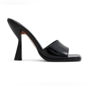 Call it SPRING Selita Mule Sandal - black patent leather - size 5